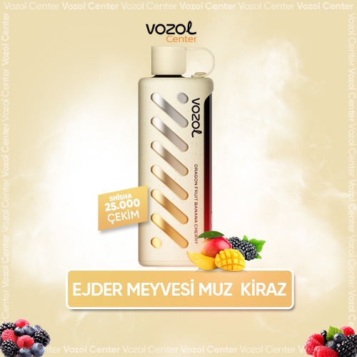 Vozol Gear Shisha 25000 Dragon Fruit Banana Cherry